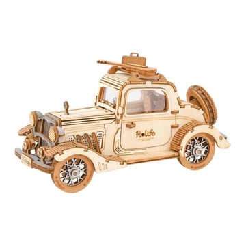 Robotime Drewni Puzzle 3D - ZABYTKOWE AUTO-PREZENT
