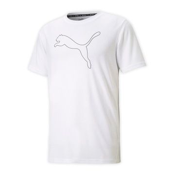T-shirt treningowy męski PUMA Performance Cat białe L