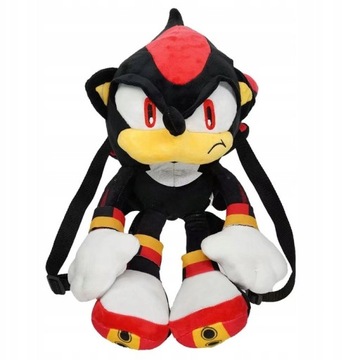 Sonic Plecak Duży 45cm Wysokiej Jakości Plusz Nowy