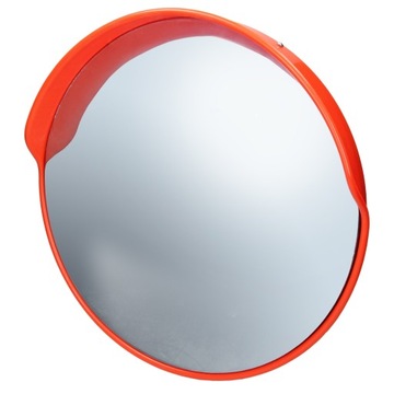 Lustro drogowe czerwone, Ø 60 cm, z obrotowym