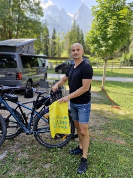 СПОРТИВНАЯ СУМКА ДЛЯ ОБУВИ И ОДЕЖДЫ, Велосипед, Циклинг, ECO-FRIENDLY, Fit Sack