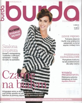 Burda Style 1/2014 Czarne na białym