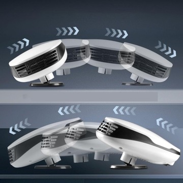 МОЩНЫЙ АВТОМОБИЛЬНЫЙ ВЕНТИЛЯТОР КОНДИЦИОНЕР 12В 200ВТ 360° ГРАДУСОВ