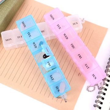 Еженедельный контейнер для лекарств, аптечка, ВИТАМИНЫ, ДОБАВКИ, ТАБЛЕТКИ