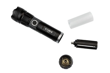 LATARKA TURYSTYCZNA COBA XHP50 WOJSKOWA 18650 LED