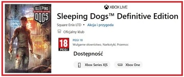 КЛЮЧ SLEEPING DOGS DEFINITIVE XBOX ONE SERIES X|S