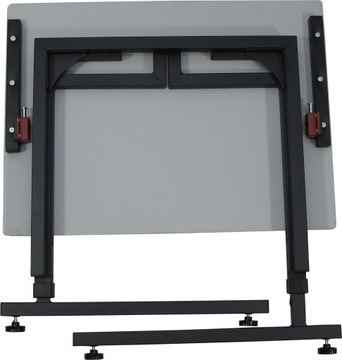 СКЛАДНОЙ КОМПЬЮТЕРНЫЙ СТОЛ, СЕРЫЙ, РЕГУЛИРУЕМЫЙ СТОЛ