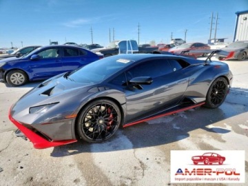 Lamborghini Huracan STO 5.2 V10 640KM 2022 Lamborghini Huracan 2022r., Sto, 5.2L, od ubezpieczalni 5.2 Benzyna 639KM