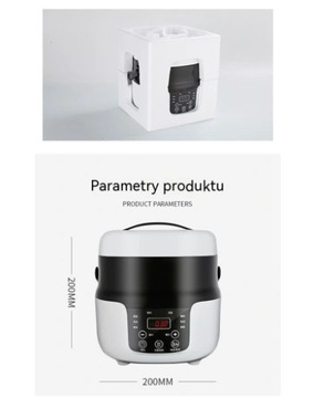 Multicooker,powolna kuchenka,24v dla ciężarówki 2L