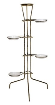 KWIETNIK METALOWY STOJAK NA 5 KWIATY 98CM 123