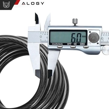 ВЕЛОСИПЕДНЫЙ ЗАМОК ВЕЛОСИПЕДНЫЙ ЗАМОК ПРОЧНЫЙ КАБЕЛЬ 1М