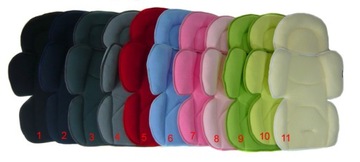 Вставка поддерживает правильное положение в сиденье коляски, двусторонняя, толстая.