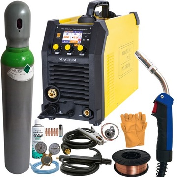 Migomat MAGNUM MIG 235 LCD DUAL PULS 2w1 ZESTAW