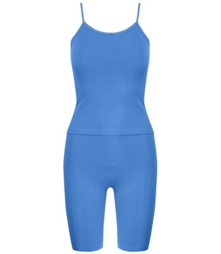 Sportowy zestaw komplet legginsy + top na ramiączka TULLY 4XL/5XL