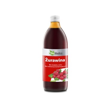 Sok z żurawiny 100% bez cukru 500ml