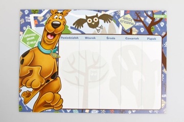 PLAN LEKCJI KRESKÓWKA Z MAGNESEM na lodówkę SCOOBY