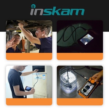 ИНСПЕКЦИОННАЯ КАМЕРА DUO ЭНДОСКОП ДВЕ КАМЕРЫ 5M 7LED 2x Full HD LCD 5,5 мм