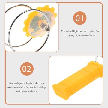 Профессиональное магнитное мигающее гироскопическое колесо Yoyo