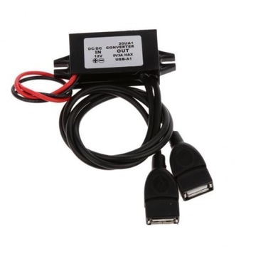 3X podwójny moduł konwertera USB DC 12 V do 5 V