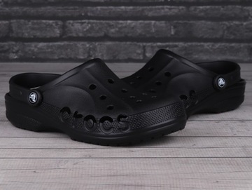 Klapki męskie, sportowe, chodaki Crocs Baya BLACK NOIR