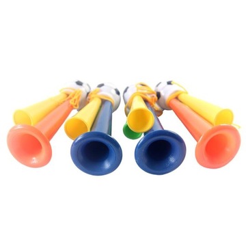 Игрушки с воздушным рожком, труба, футбольный матч, 10 шт.