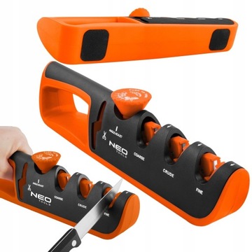 NEO TOOLS OSTRZAŁKA DO NOŻY I NOŻYCZEK Z REGULACJĄ KĄTA OSTRZENIA 56-050