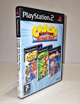 Игра Crash Bandicoot: Action Pack для PS2 3XA