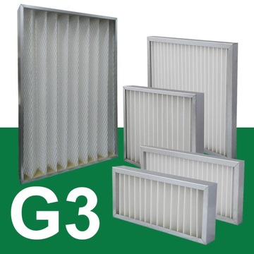 Filtr kasetowy ZLine G3 592x592x48 z siatką