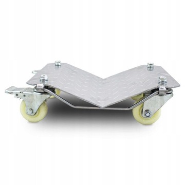 Маневренная транспортная тележка, ролик для служебного автомобиля, комплект 2x 680кг.