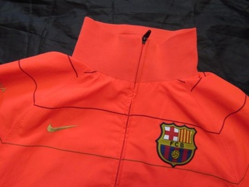 NIKE FC BARCELONA BARCA 2008-2009 rozpinana pomarańczowa bluza rozmiar L