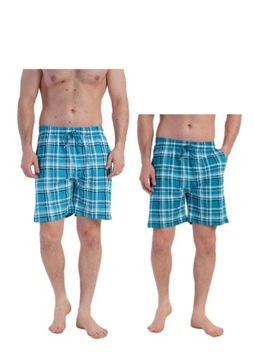 Spodnie męskie bawełniane krótkie Vienetta L szorty kieszenie do spania