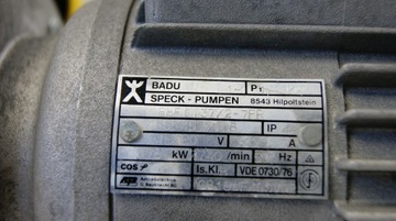 Pompa BASENOWA do atrakcji wodnych BADU 21-40/54