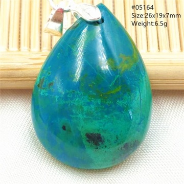 Natural Green Blue Azurite Malachite Chrysocolla Pendant Jewelry Jade