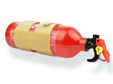 БЕЖЕВЫЙ ДЕРЖАТЕЛЬ ДЛЯ ОГНЕТУШИТЕЛЯ НА БАГАЖНИК С ЛИПУЧКОЙ