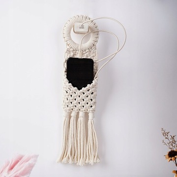 Богемный домашний декор Макраме Карманный подвесной