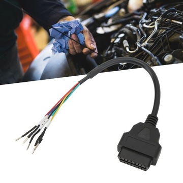 OBD2 Женский соединительный кабель 16 Pin K CAN Line диагностический тестер