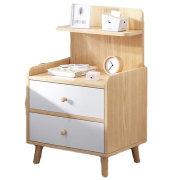 SZAFKA NOCNA STOLIK NOCNY STYL SKANDYNAWSKI 37x30x70CM Styl minimalistyczny