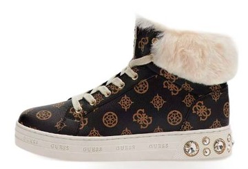 GUESS RUKE Sneakersy Damskie Futerko 36 EU