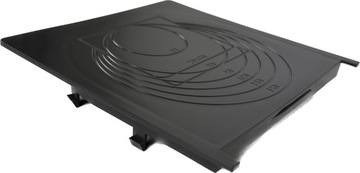 Klapka osadnika GALECO PVC do rur spust. grafit