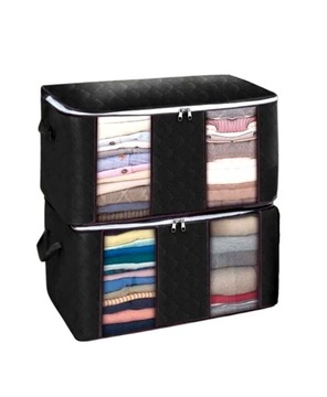 Чехол-органайзер Большая сумка XL для одежды, постельного белья, пледа для гардероба, однотонная