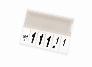 PROMOSIGN - kasetka cenowa 74x54mm biała/czarne