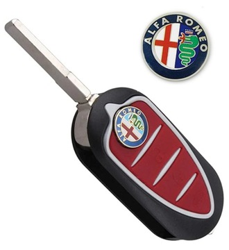 ZNACZEK EMBLEMAT ALFA ROMEO KLUCZYK PILOT 14MM