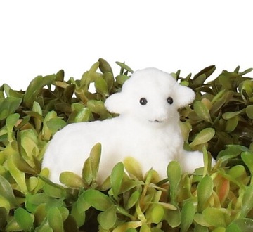 ФИГУРКА ПАСХАЛЬНОГО БАРАНЦА ДЛЯ УКРАШЕНИЯ КРЕМ 2 ШТ.