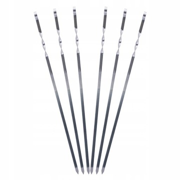 ШАМПУНКИ SKAWLES ШАМПУНИ ДЛЯ МЯСА ШАМПУНКИ ДЛЯ ГРИЛЯ, 6 ШТ, 60 см, НЕРЖАВЕЮЩАЯ НЕРЖАВЕЮЩАЯ