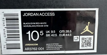 Buty Jordan Access r. 44,5 czarne