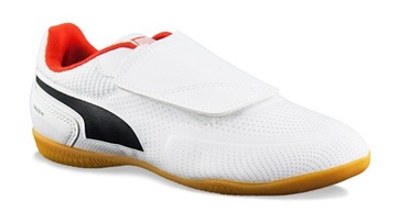 Puma Truco III Logo Jr Buty Piłkarskie Halowe 106936-03 Białe 35