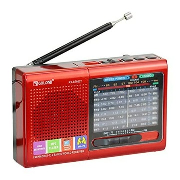 Radio sieciowo-bateryjne AM, FM, SW Golon radio kieszonkowe