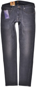 LEE spodnie JEANS tapered SLIM rurki LUKE W32 L32