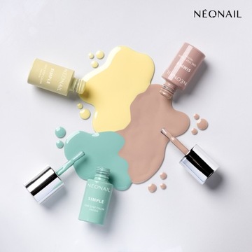 Лак для ногтей NEONAIL SIMPLE Green Hybrid 3в1 HARMONY 7,2 мл - OUTLET