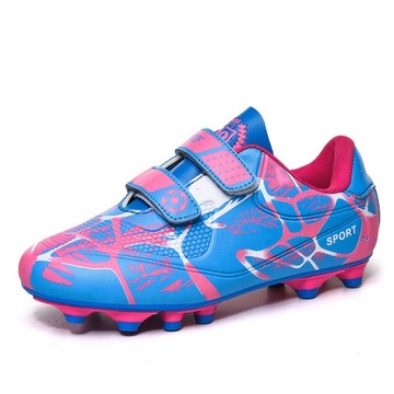 BUTY PIŁKARSKIE SPORTOWE KORKI różowy SIZE 32